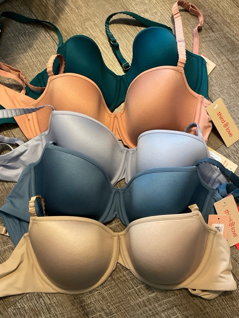 ThirdLove Smooth T-Shirt Bras (5-Size D 1/2)